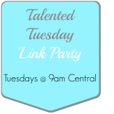 talented tuesday link party logo button